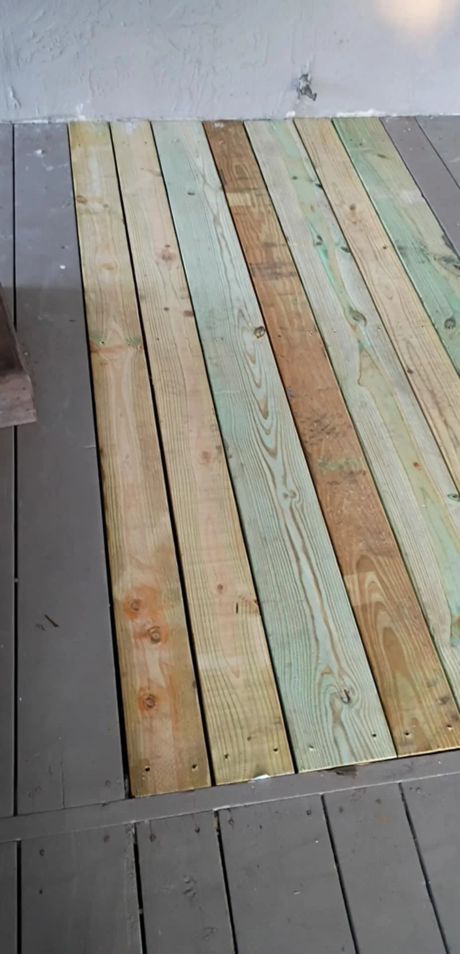 Finished deck boards
