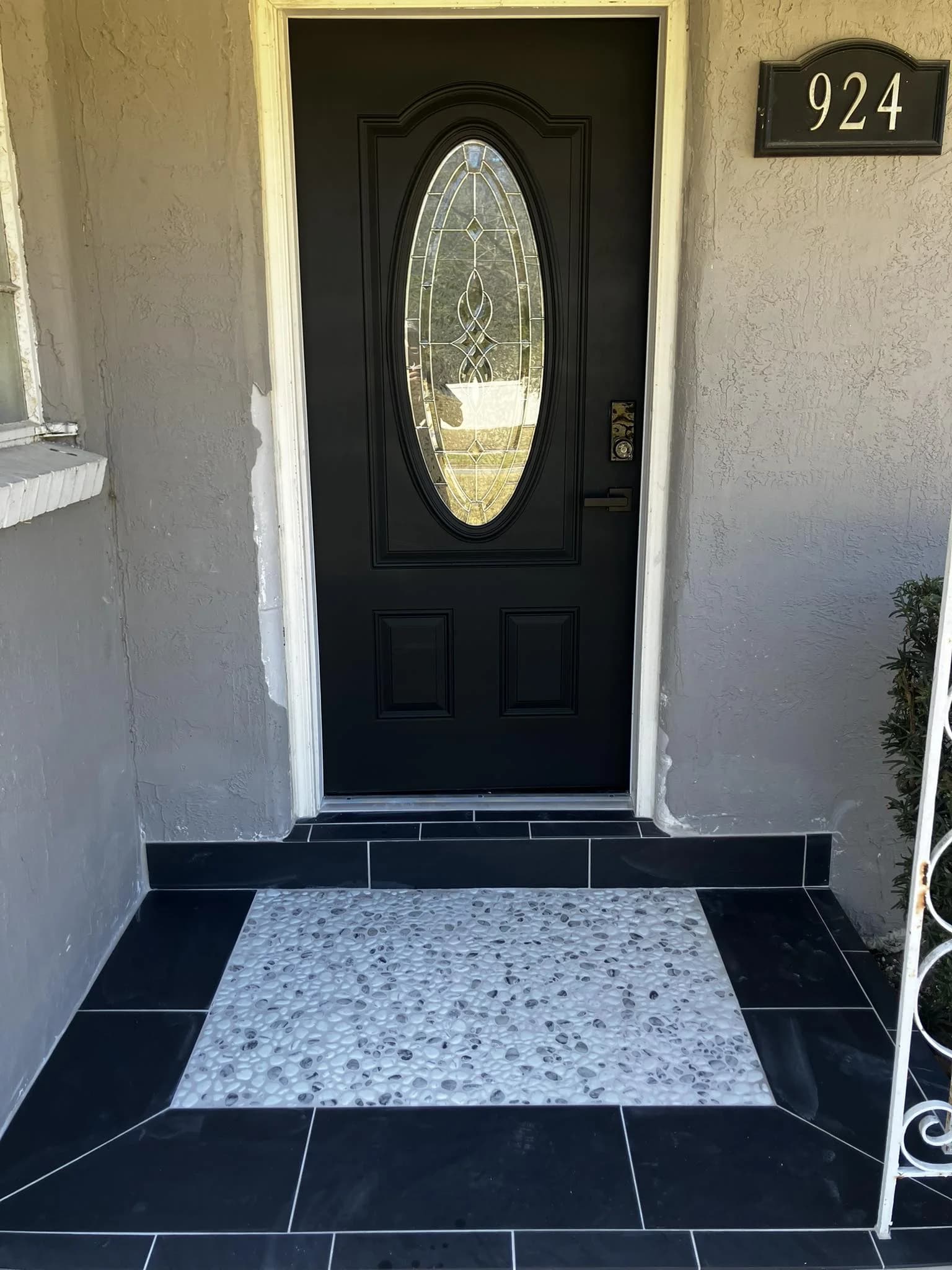 New front door installation