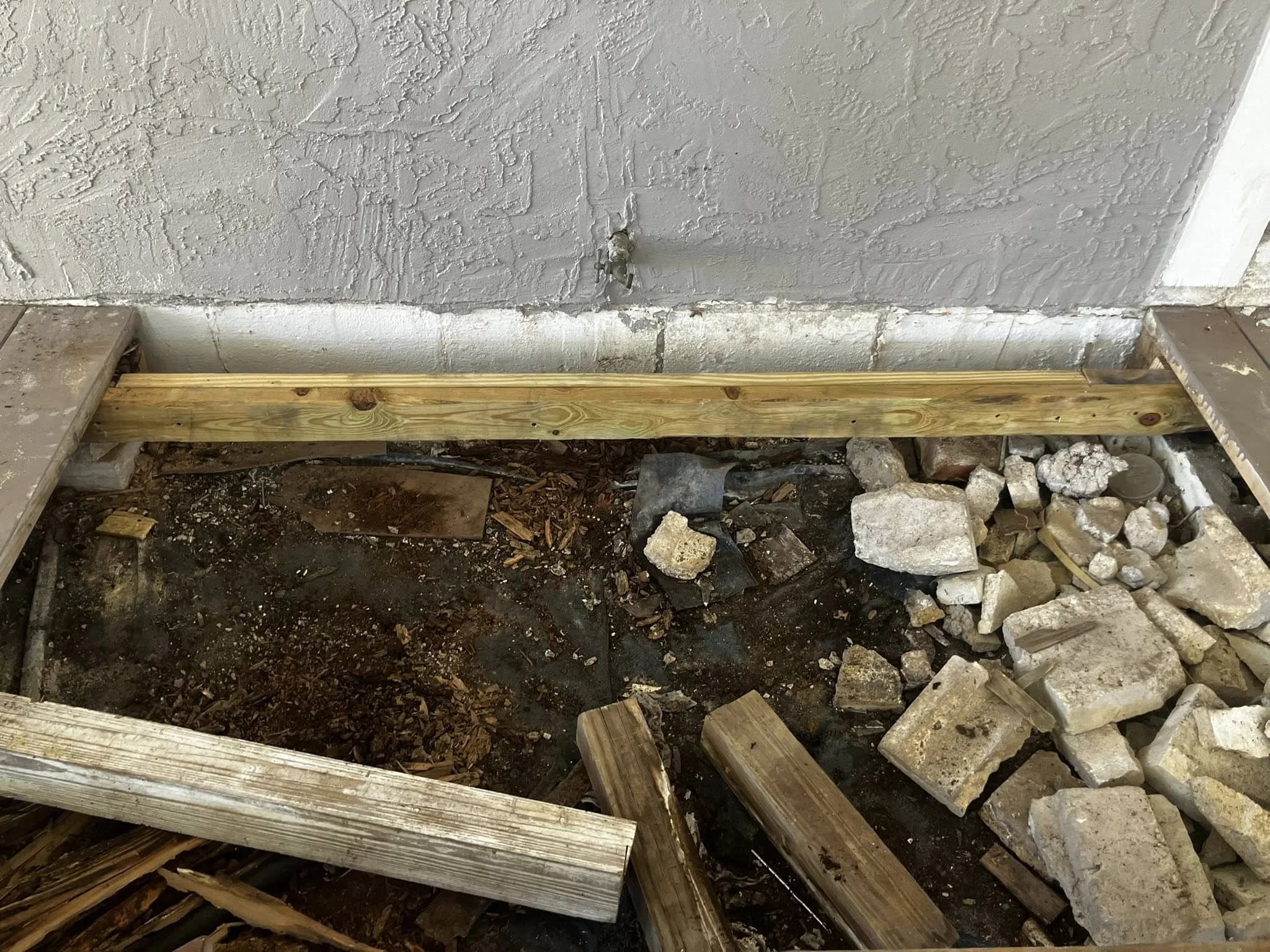 Gutter installation complete