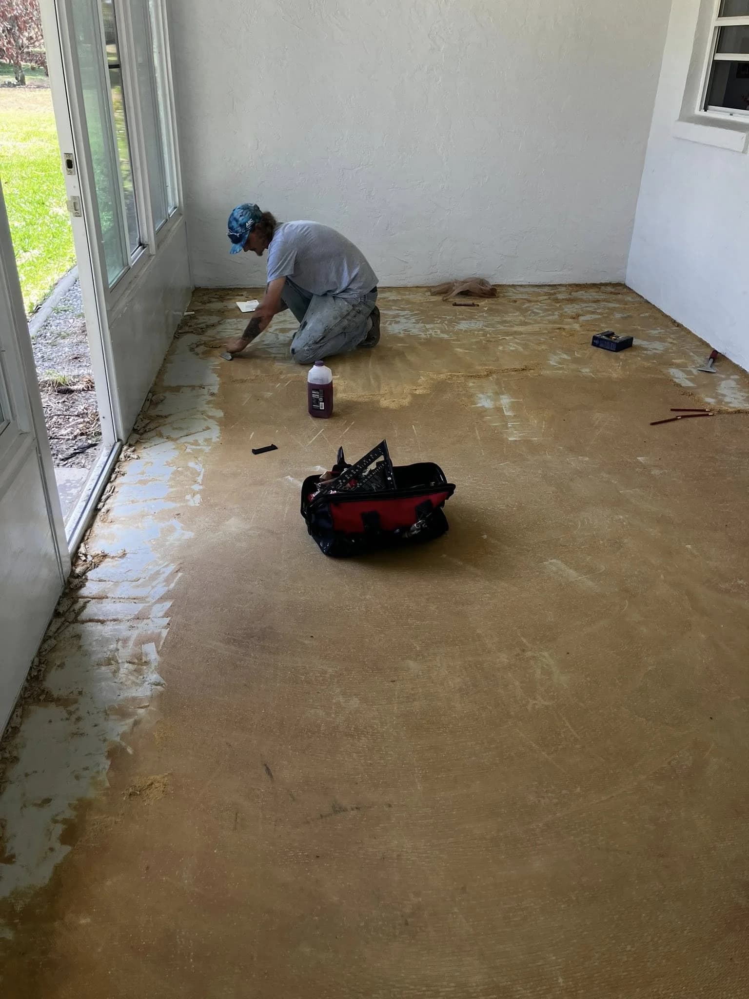 Substrate preparation for tile