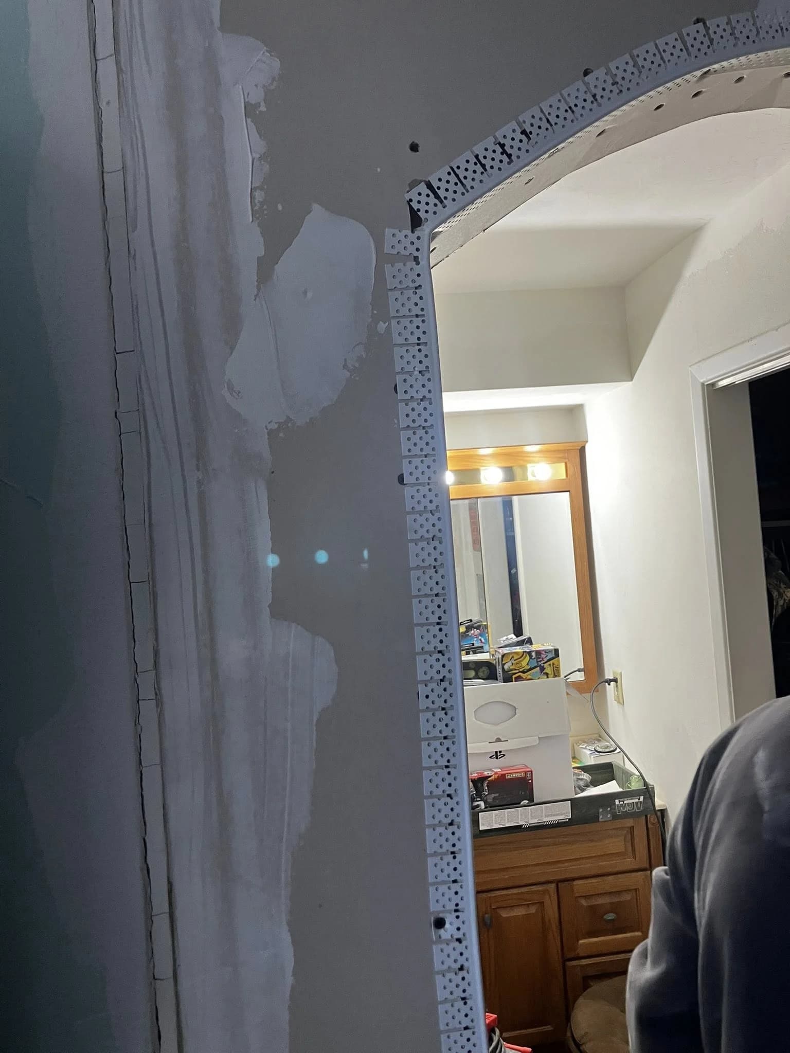 Room painting in progress