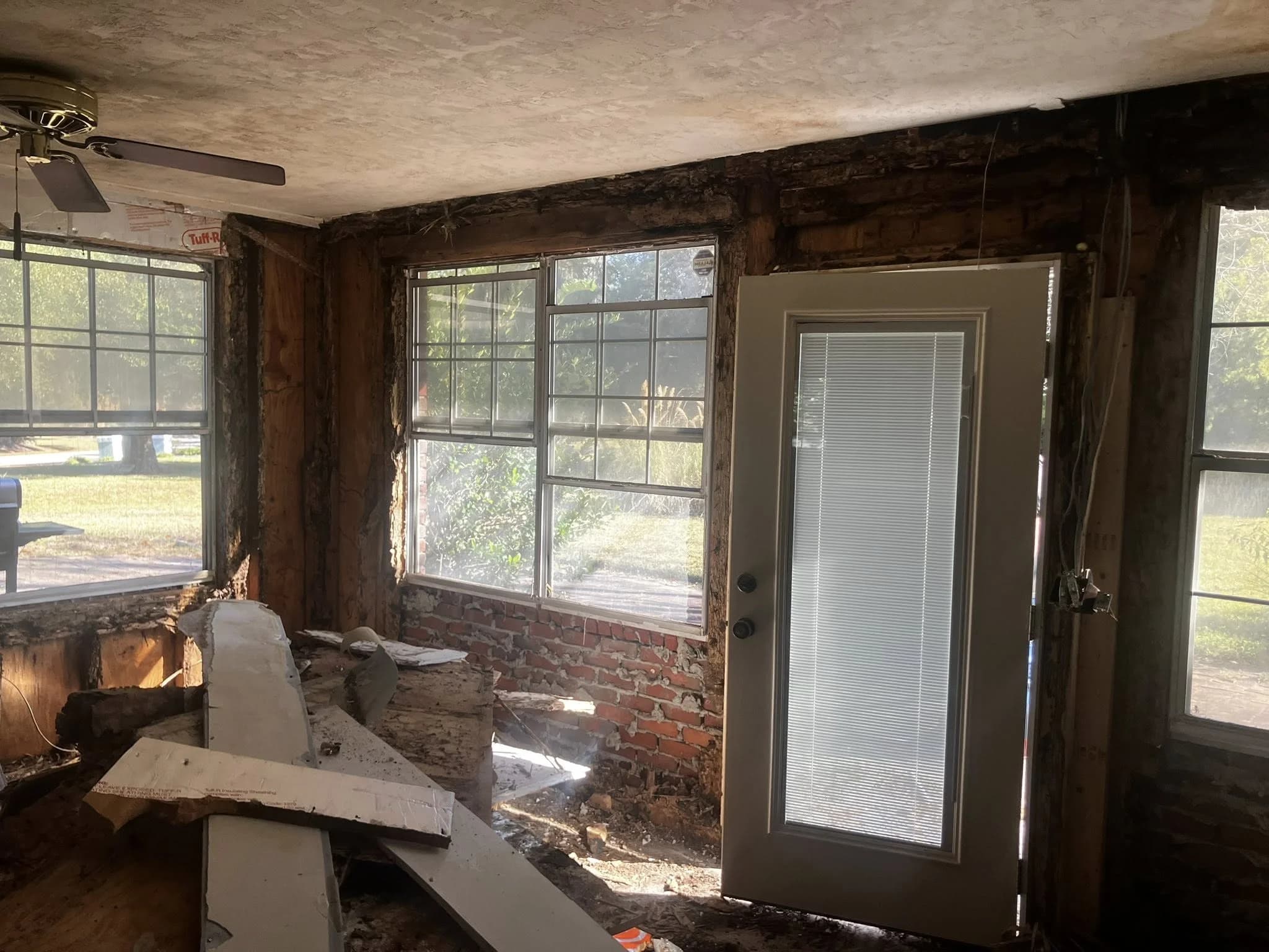 Room demolition before